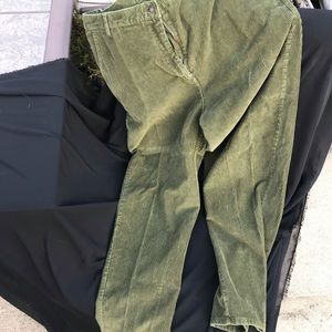 Green Woolrich Corduroy Pants Size 16